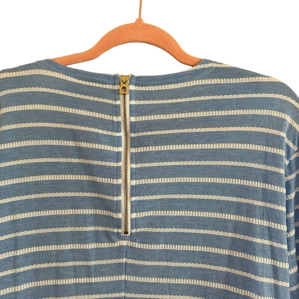 STS Sail To Sable Blue And White Stripe Nautical Coastal Dress XL - Picture 6 of 10